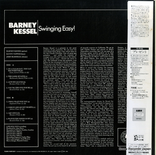 KESSEL, BARNEY swinging easy! K18P-9312