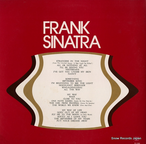 SINATRA, FRANK frank sinatra P-4005-6R