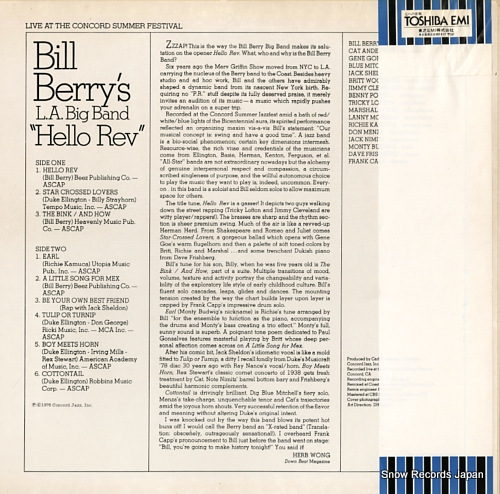 BERRY, BILL hello rev ICJ-80142