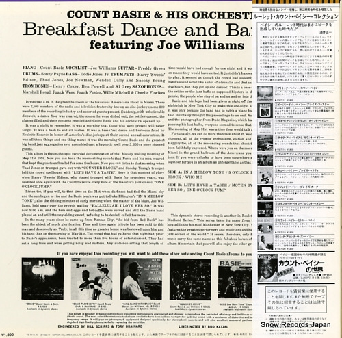 BASIE, COUNT breakfast dance & barbecue YS-7114-RO