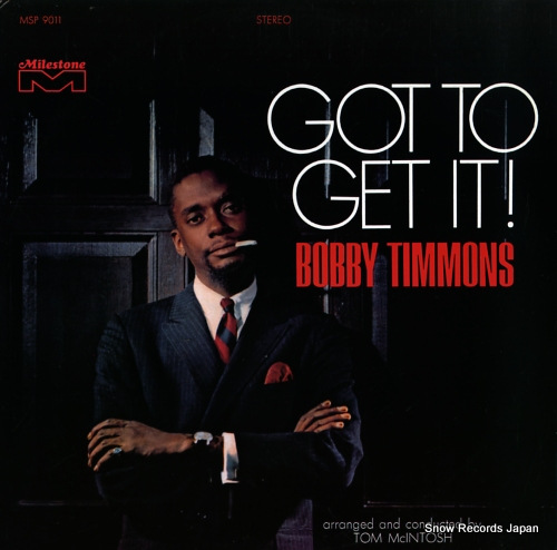 TIMMONS, BOBBY got to get it! MSP-9011