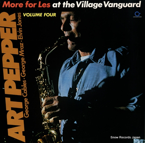 PEPPER, ART more for les - at the village vanguard, vol. 4 C-7650