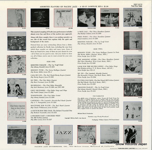 V/A assorted flavors of pacific jazz - a hi-fi sampler BRP-8038