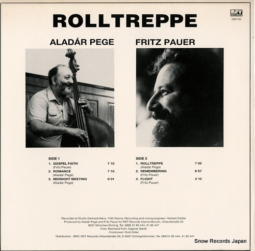 PAUER, FRITZ, AND ALADAR PEGE rolltreppe 286130