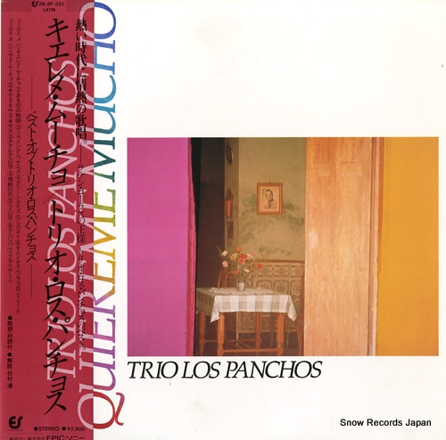 TRIO LOS PANCHOS quiereme mucho 28.3P-357 - front cover