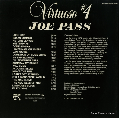 PASS, JOE virtuoso 4 2640-102