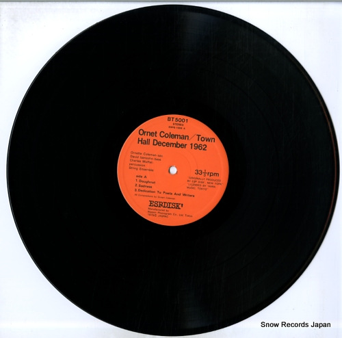 COLEMAN, ORNETTE town hall 1962 BT-5001