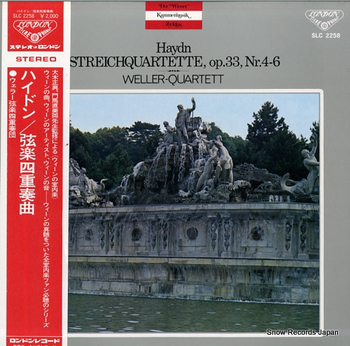 WELLER QUARTETT haydn; streichquartette, op.33, nr.4-6 SLC2258
