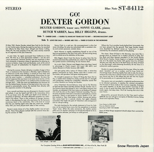 GORDON, DEXTER go BN4112