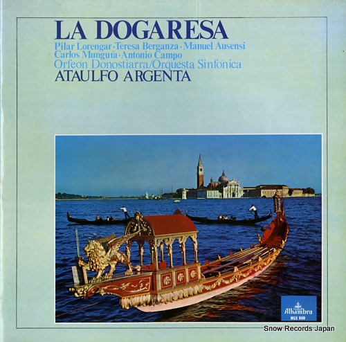 ARGENTA, ATAULFO la dogaresa MCE868 - front cover