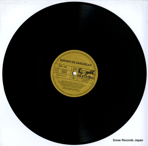 ASENSIO, ENRIQUE GARCIA danses de zarzuelas ENY504