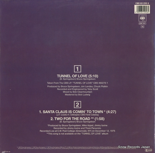 SPRINGSTEEN, BRUCE tunnel of love CBS6512956