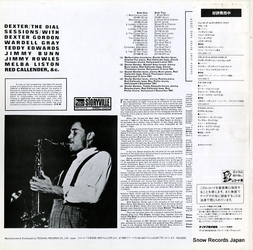 GORDON, DEXTER the dial sessions UPS-2254-R