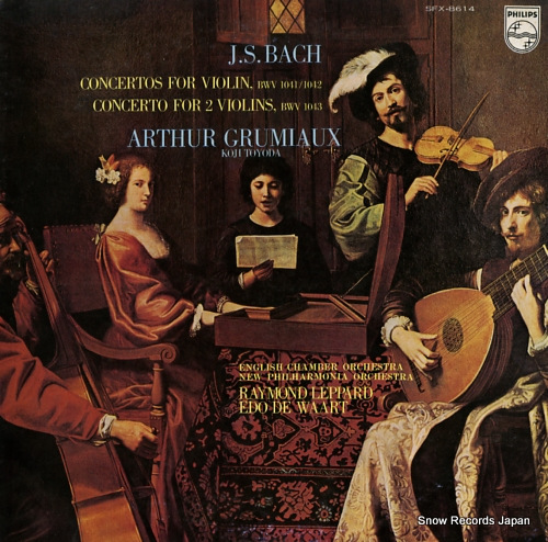 GRUMIAUX, ARTHUR bach; concertos for violin, bwv1041/1042 SFX-8614