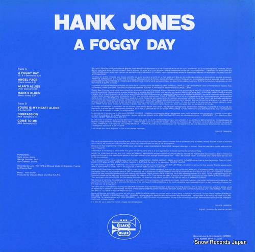 JONES, HANK a foggy day NLP7506