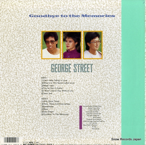 GEORGE STREET goodbye to the memories A28U-2