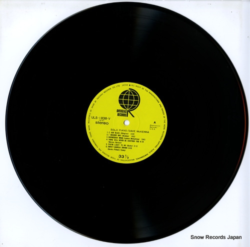 MCKENNA, DAVE solo piano ULS-1838-V