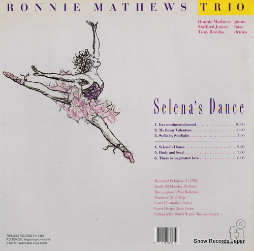 MATHEWS, RONNIE selena's dance SJP304