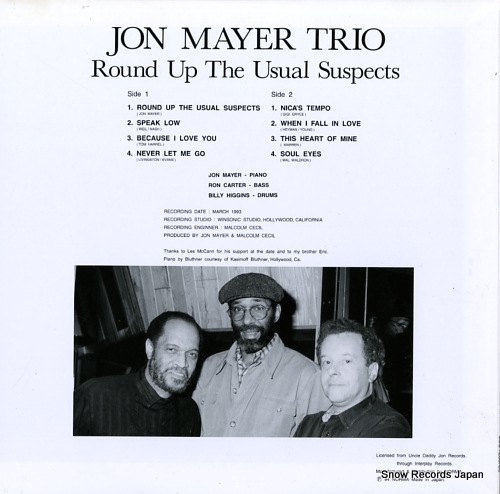 MAYER, JON round up the usual suspects NLP9200