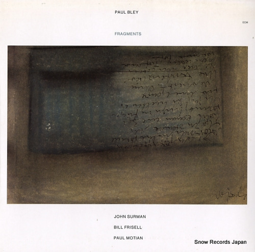 BLEY, PAUL fragments ECM1320