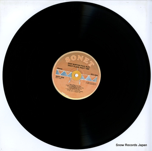 BURTON, GARY, AND PAUL BLEY right time - right place SNTF1038