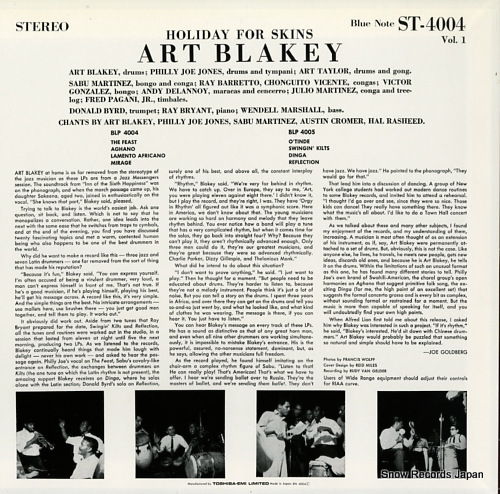 BLAKEY, ART holiday for skins volume 1 BN4004