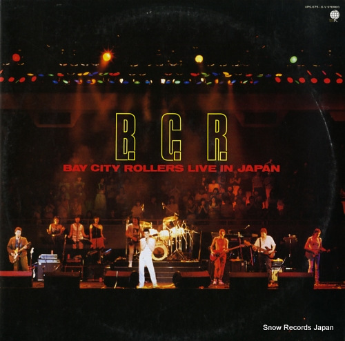 BAY CITY ROLLERS live in japan UPS-675-6 - front cover