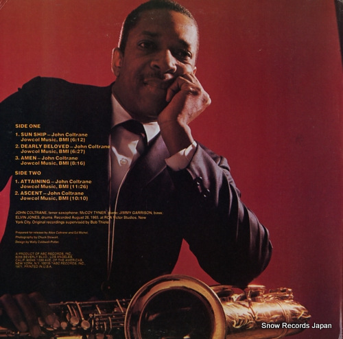 COLTRANE, JOHN sun ship AS9211
