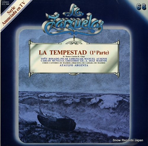 ARGENTA, ATAULFO la tempestad(1 parte) ZCL1068