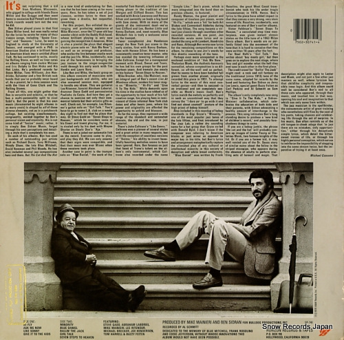 SIDRAN, BEN the cat and the hat SP-741 - back cover