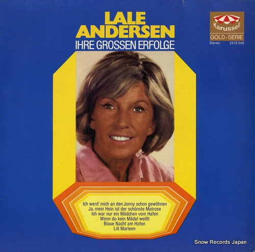 ANDERSEN, LALE ihre grossen erfolge 2415045 - front cover