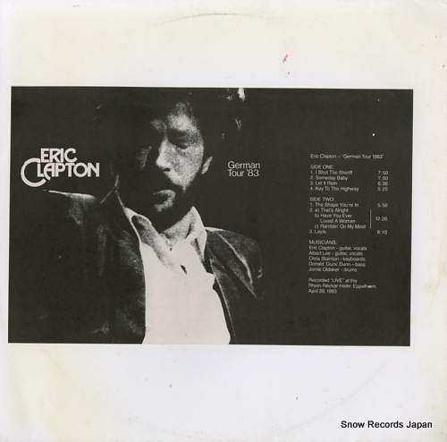 CLAPTON, ERIC german tour 1983 EC-A