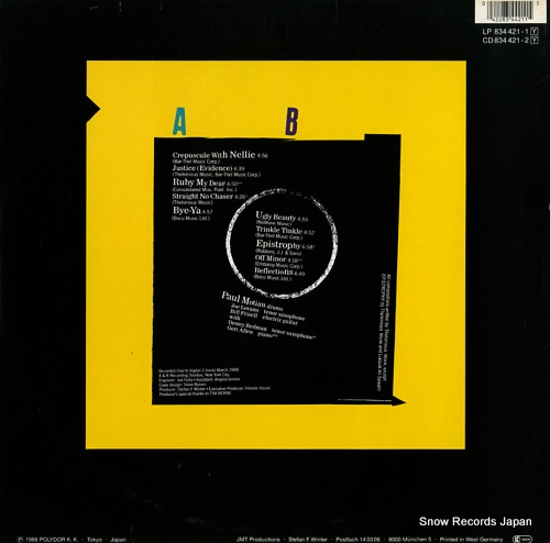 MOTIAN, PAUL monk in motian 834421-1