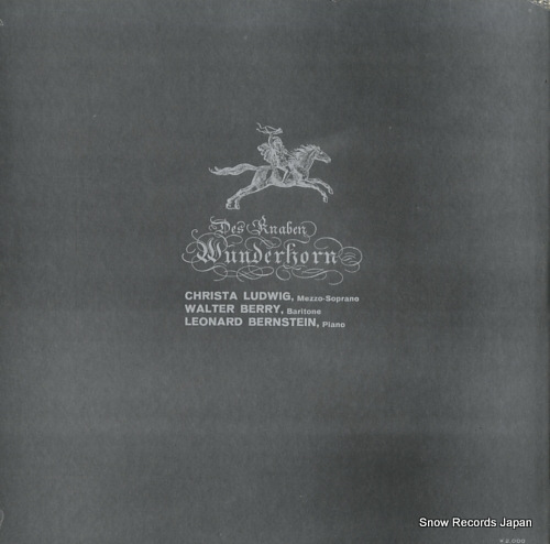 BERNSTEIN, LEONARD mahler; des knaben wunderhorn SONC10060