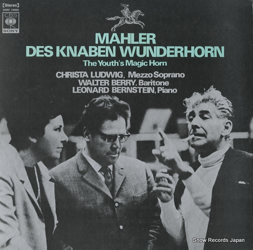 BERNSTEIN, LEONARD mahler; des knaben wunderhorn SONC10060
