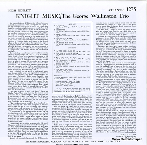 WALLINGTON, GEORGE knight music AMJY-1275