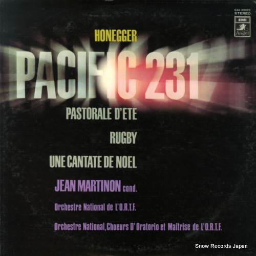 MARTINON, JEAN honegger; pacific 231 EAA-80022 - front cover