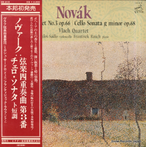 VLACH QUARTET novak; string quartet no.3 VX-215
