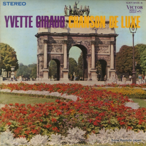 GIRAUD, YVETTE chanson de luxe SJET-9105-6 - front cover