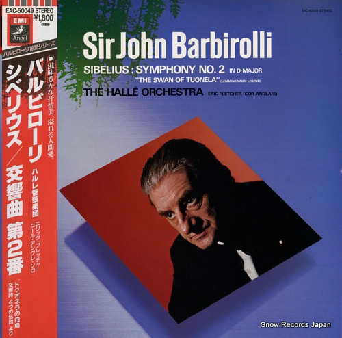 BARBIROLLI, SIR JOHN sibelius; symphony no.2 the swan of tuonela EAC-50049