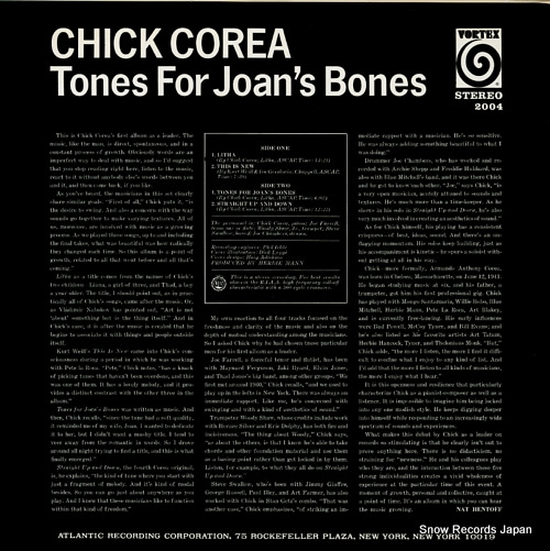 COREA, CHICK tones for joan's bones P-4558A