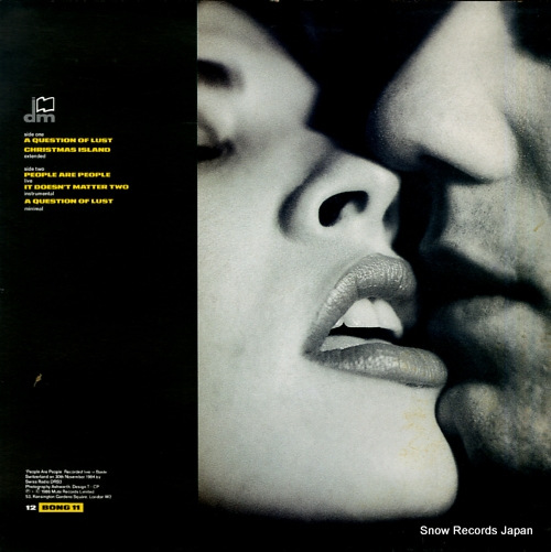 DEPECHE MODE a question of lust 12BONG11