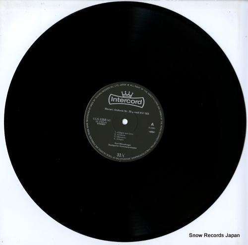 MUNCHINGER, KARL mozart; sinfonie nr.25 & 28 ULS-3358-VI - disc