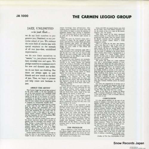LEGGIO, CARMEN the carmen leggio group NCSP97-02