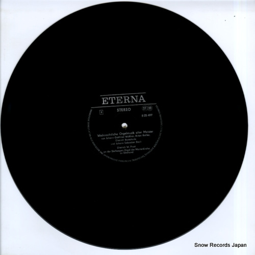 PROST, DIETRICH W. weihnachtliche orgelmusik alter meister 825497 - disc