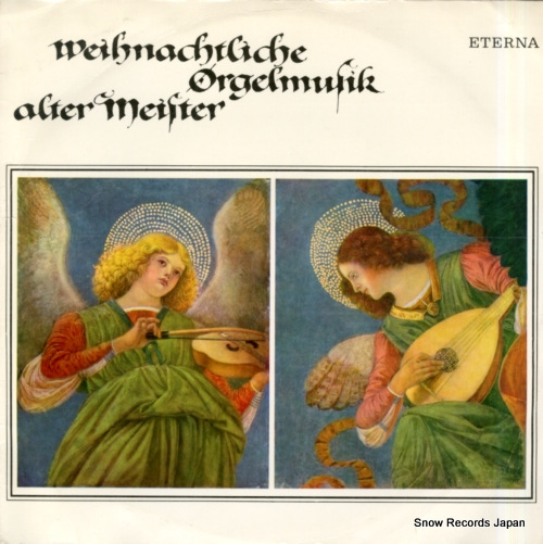 PROST, DIETRICH W. weihnachtliche orgelmusik alter meister 825497 - front cover