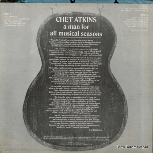 ATKINS, CHET mr. atkins - guitar picker CAS-2464(E)
