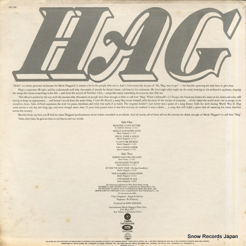 HAGGARD, MERLE hag ST-735