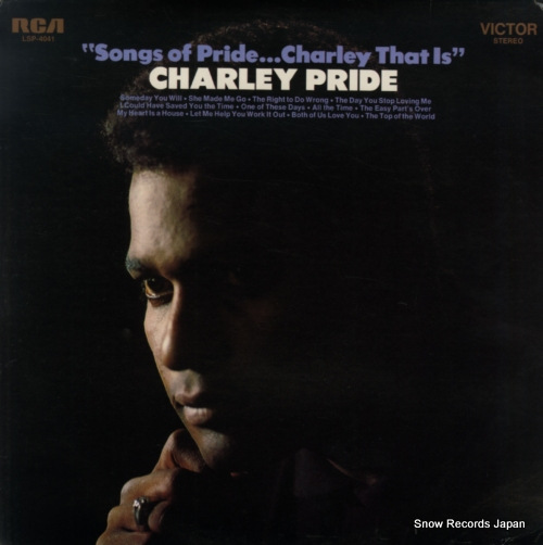 PRIDE, CHARLEY songs of pride...charley that is LSP-4041 - front cover