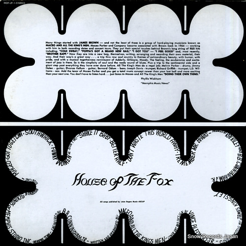 MACEO AND ALL THE KING'S MEN doing their own thing HOF-LP-1